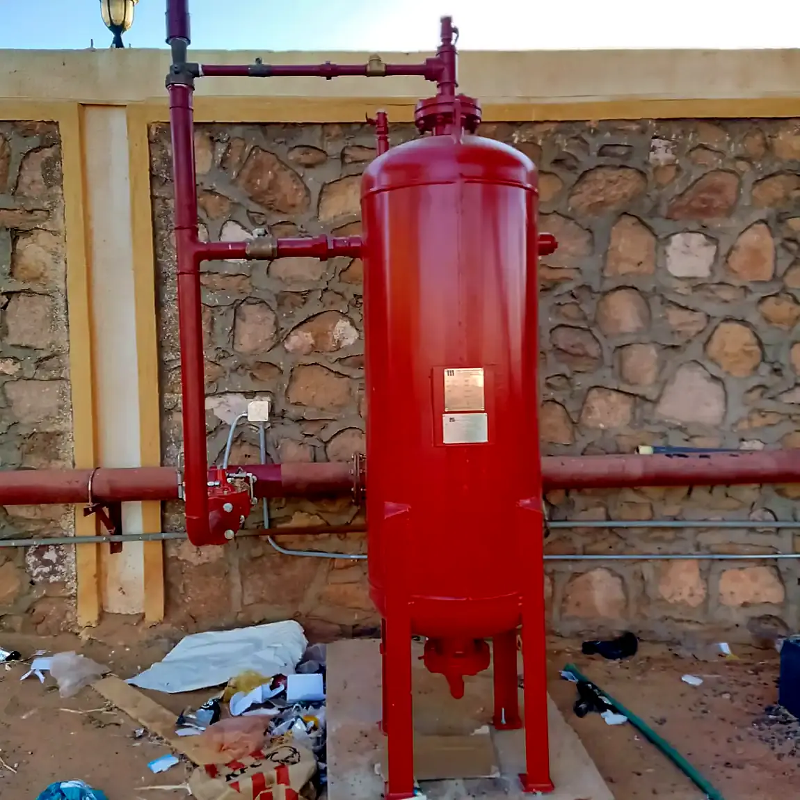 Foam tank