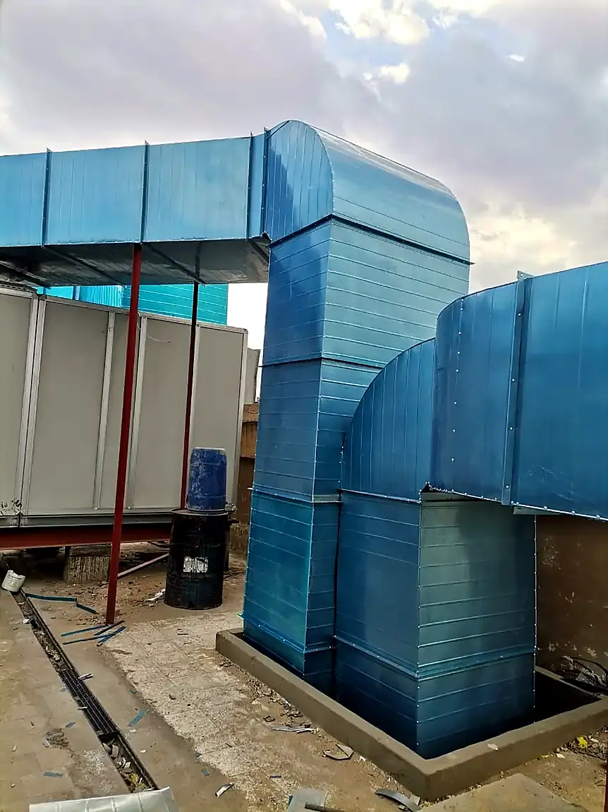 Rooftop ductwork