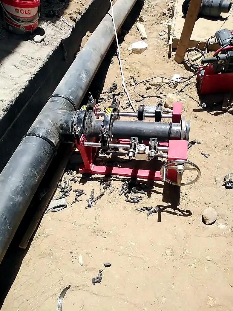 Butt-fusion welding of HDPE pipe